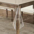 Wenya Clear Pvc Tablecloth Plastic Cover Waterproof Protector 2.15x1.55m New