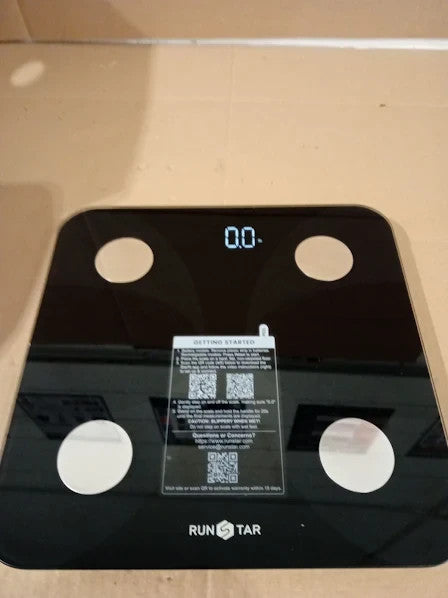 Runstar Scales Body Weight Fat Percentage High Precision 0.1lb Large Display New