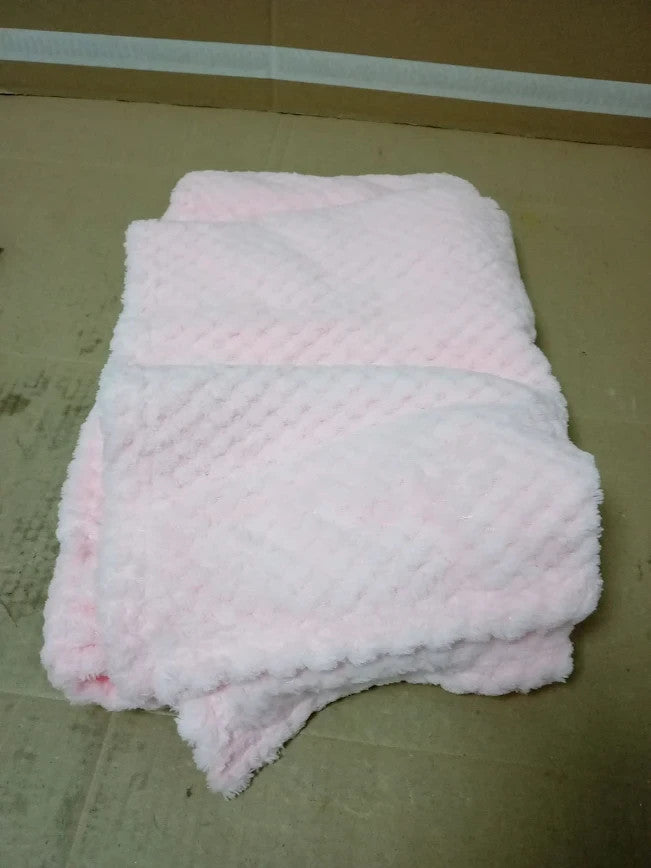 Soft Touch Baby Blanket Newborn Supersoft Waffle Newborn Car Seat 75x100cm New