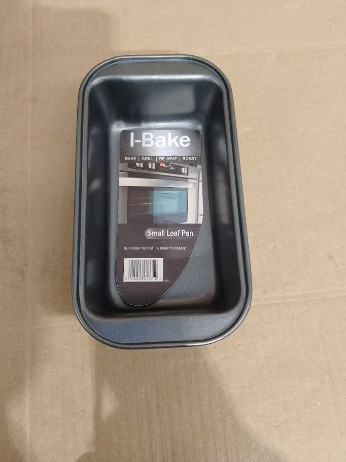 I Bake Premium 1lb Non Stick Loaf Pan Easy Release Small Bakeware 5pc New