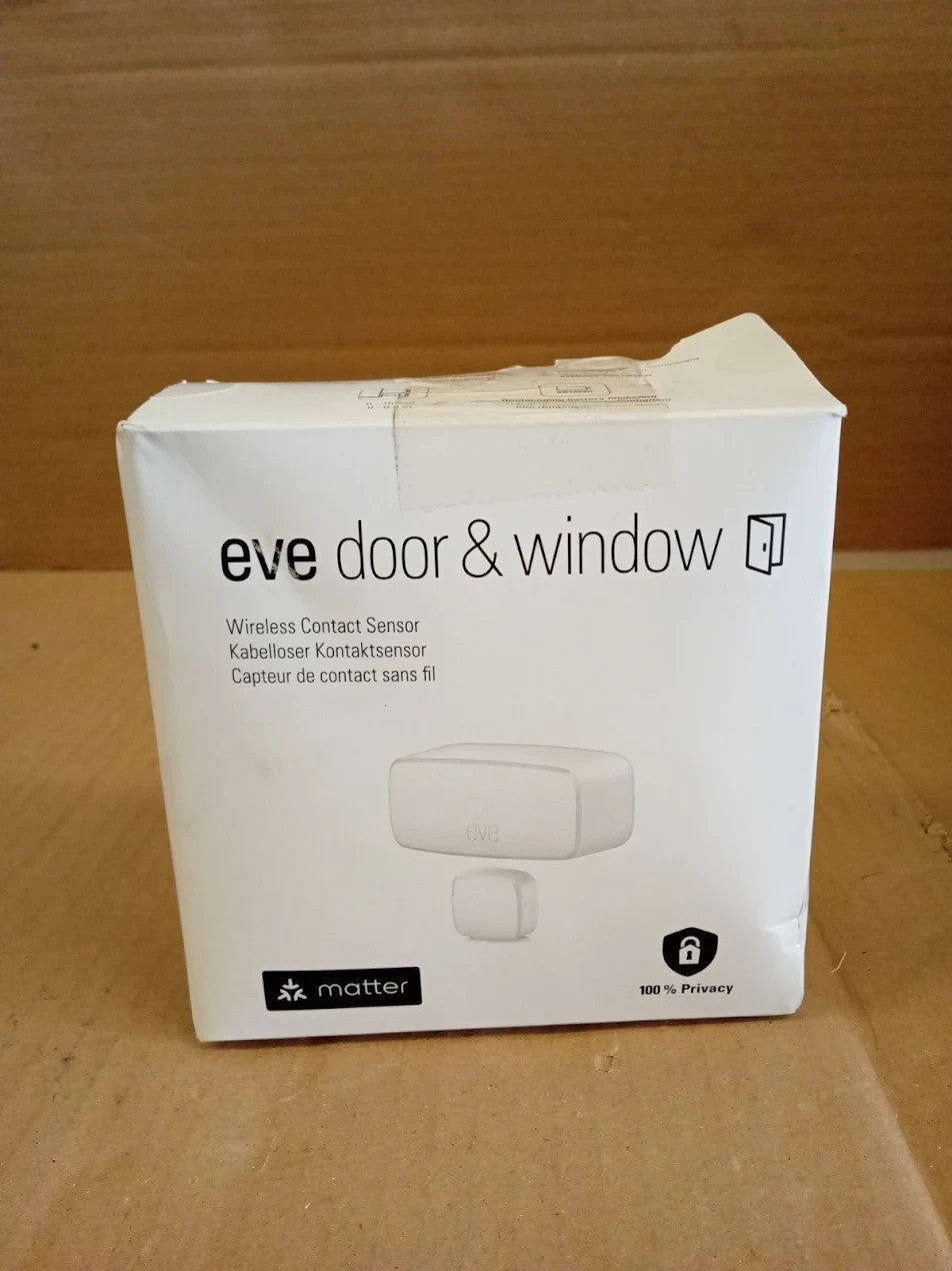 Eve Door & Window Matter Smart Sensor  Automatic Control White Apple Home Alexa