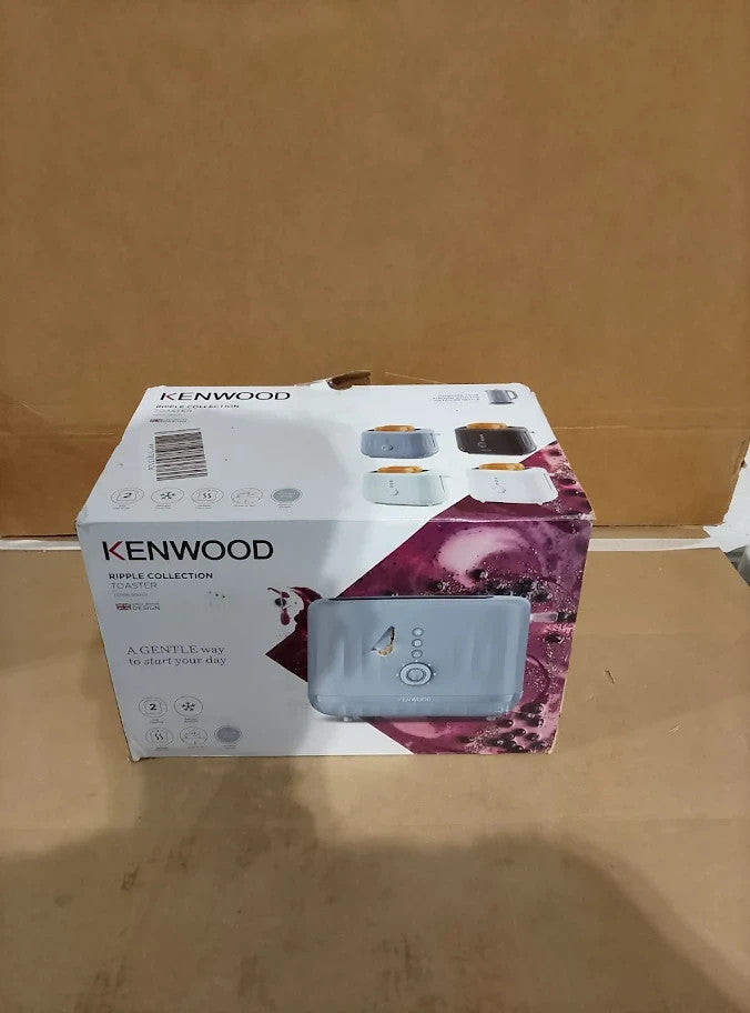Kenwood Ripple Toaster TCP06.000GY 2 Slot Toaster 7 Browning Settings Reheat New