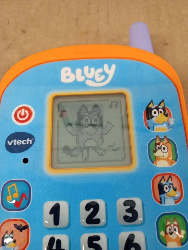 VTech Bluey Ring Ring Learning Phone Official Bluey Toy Interactive 3+