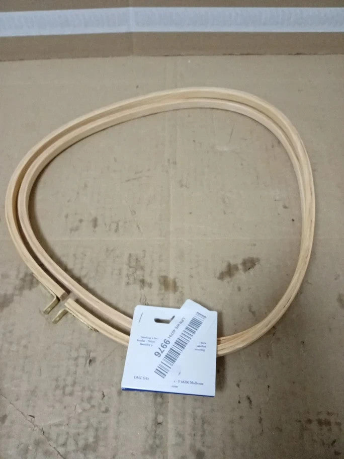DMC Triangle Wooden Embroidery Hoop Frame 10in 26.5x26cm New