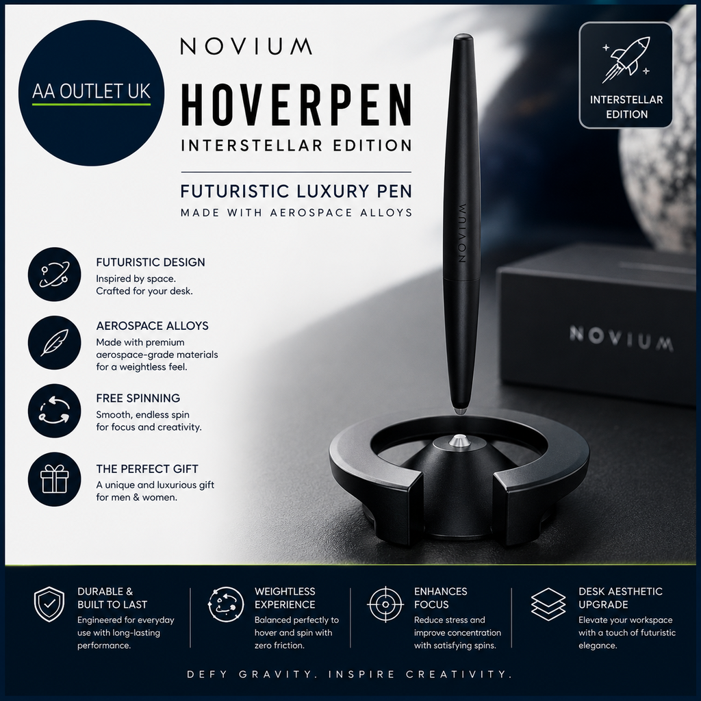 Novium Hoverpen Interstellar Edition Futuristic Luxury Pen Made Aerospace Used