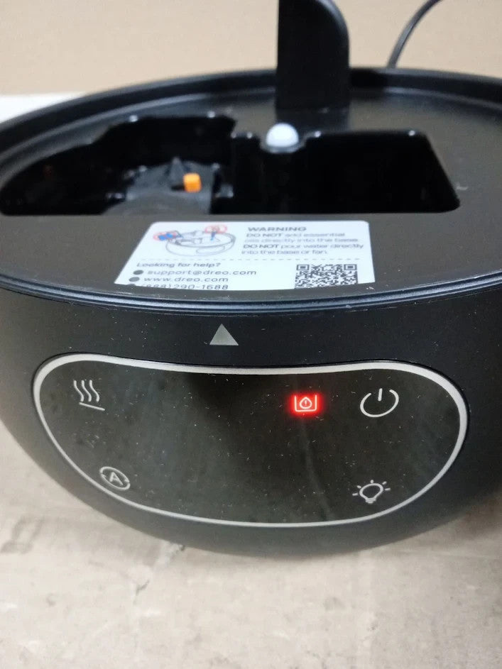 Dreo Humidifier Bedroom Sensor 26dB Quiet Cool Mist Ultrasonic Home Black