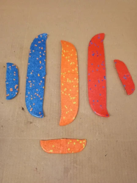 Hatryfy Airplane Launcher Toys LED Throwing Glider Plane Catapult 3+