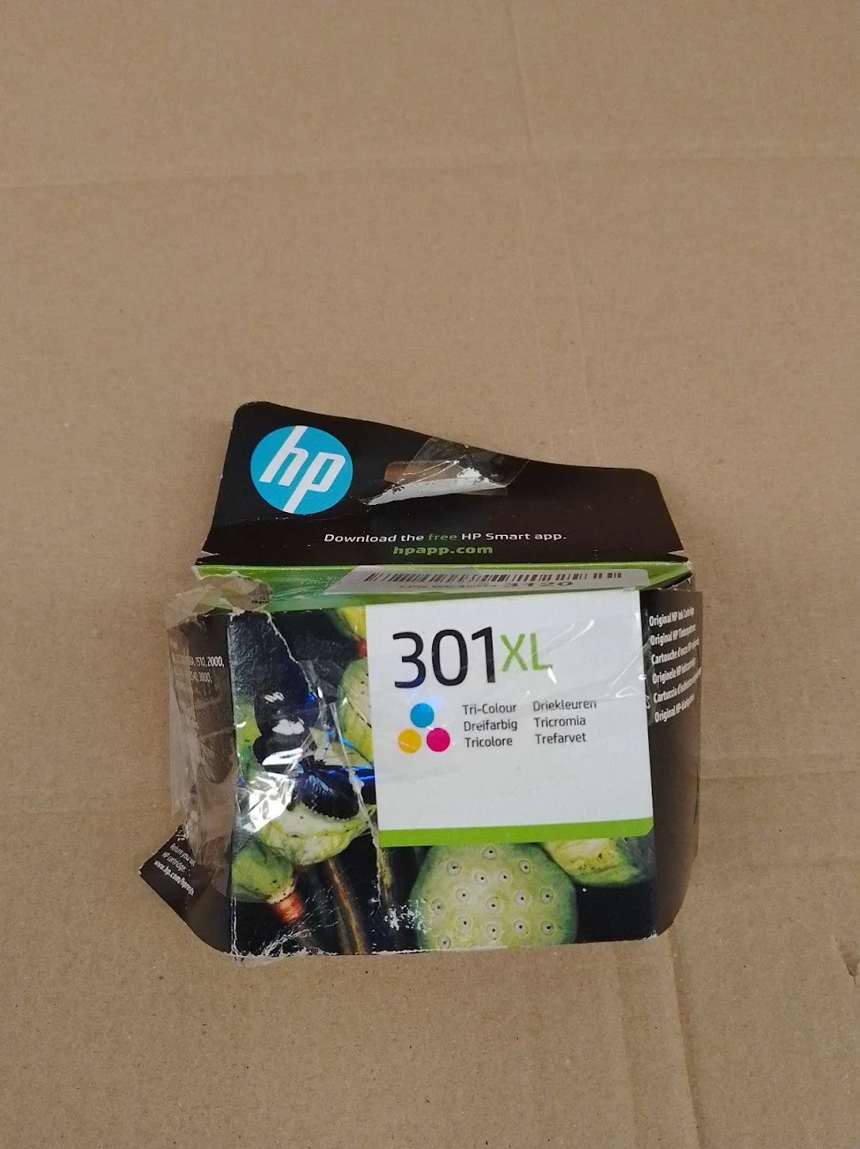 HP 301XL High Yield Tri Colour Original Ink Cartridge CH564EE Works DeskJet 1000