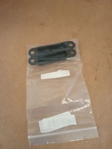 Dust Box Door Latch Strike Black Plastic 114mm Long Pack 2 11.5x2.5x0.3cm New