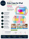 Topesct Kids Case iPad A16 11th 10th Gen 11in 10.9in Kid Friendly Silicone
