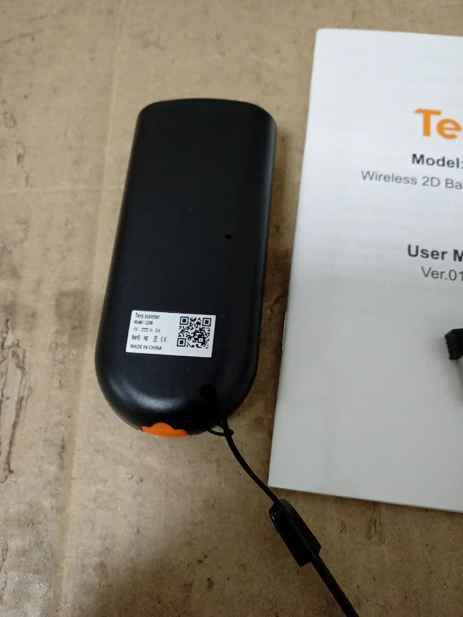 Tera Mini 1D 2D QR Bluetooth Barcode Scanner Wireless USB 3 in 1 Portable New