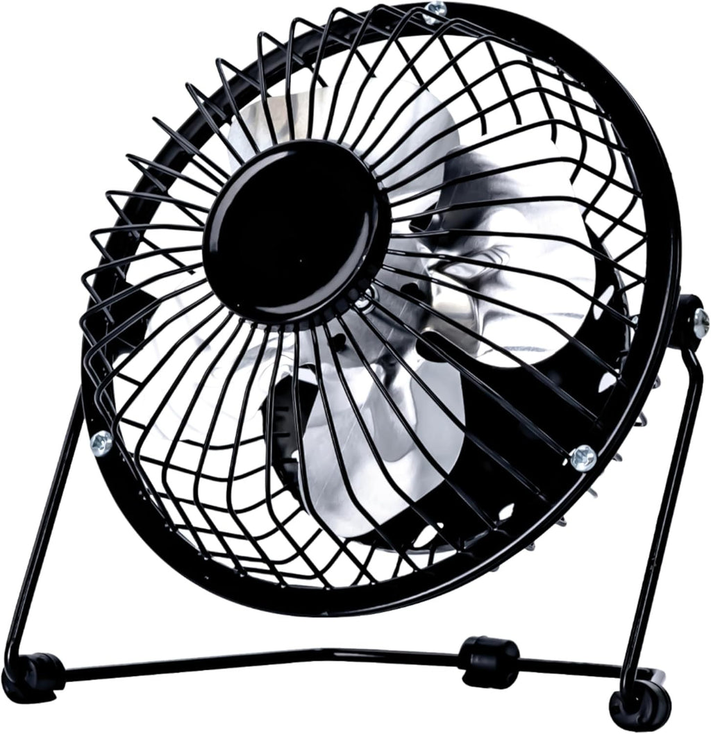Status 4 Inch USB Desk Fan Mini Portable Personal Cooling Fan Single Speed New