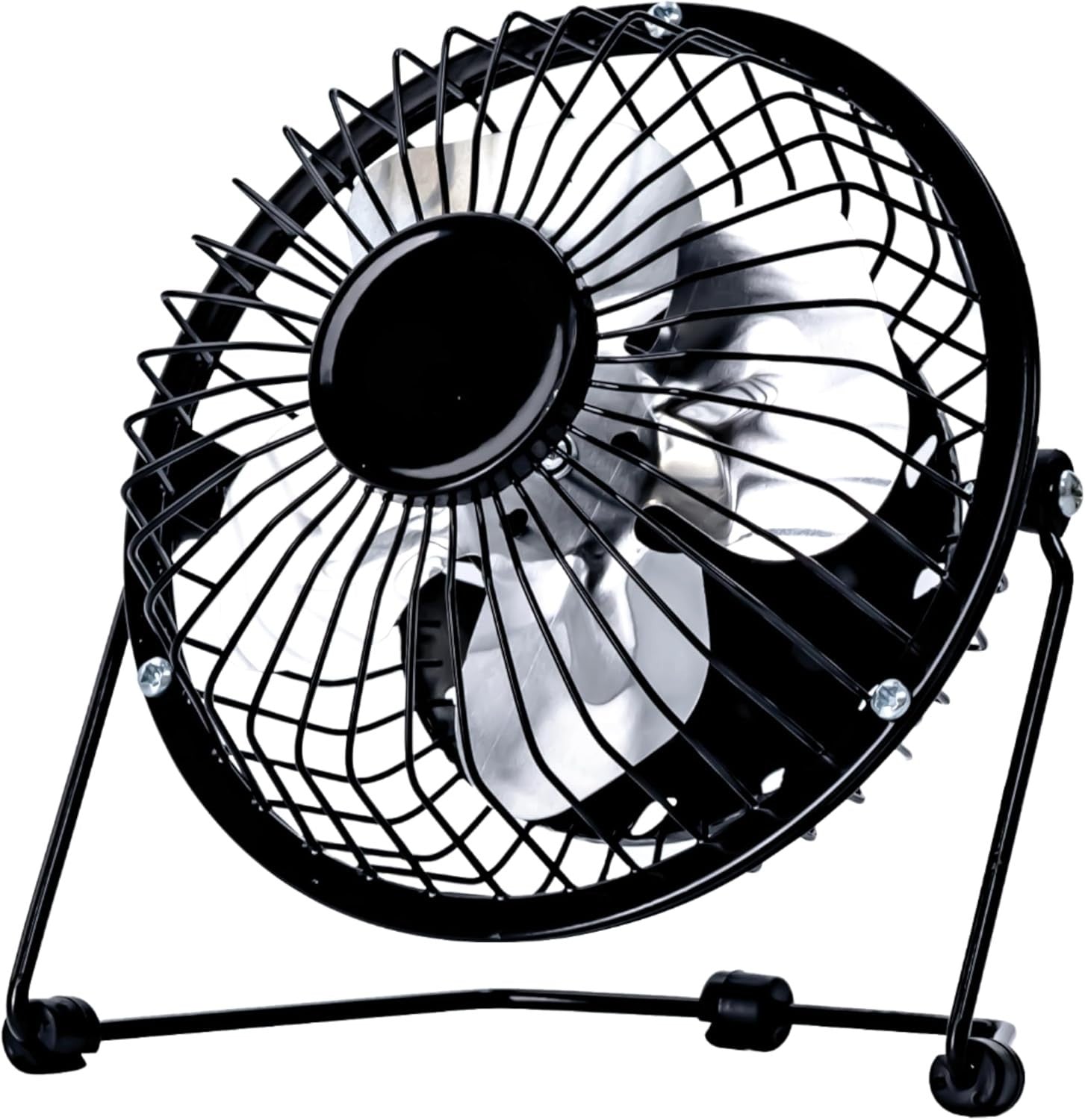 Status 4 Inch USB Desk Fan Mini Portable Personal Cooling Fan Single Speed New