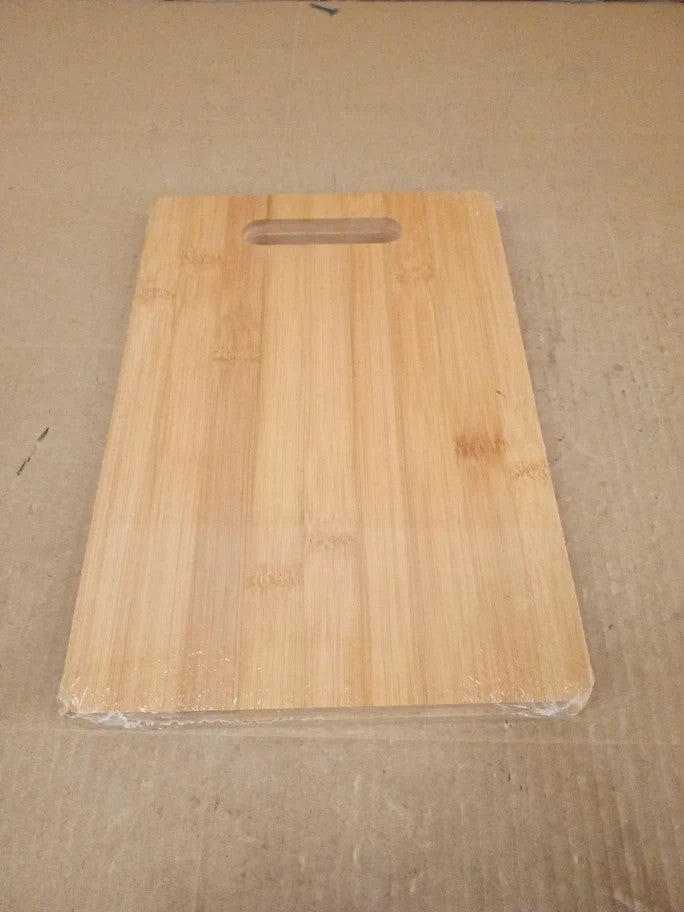 Sol 2pk Wooden Chopping Boards Set 30x20x1cm Reversible Bamboo Cutting Board New