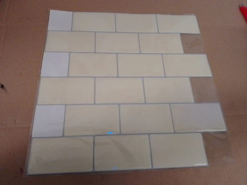 Art3d 12x12in Stick On Tiles 10 Pack Peel Stick Subway Tiles Backsplash New