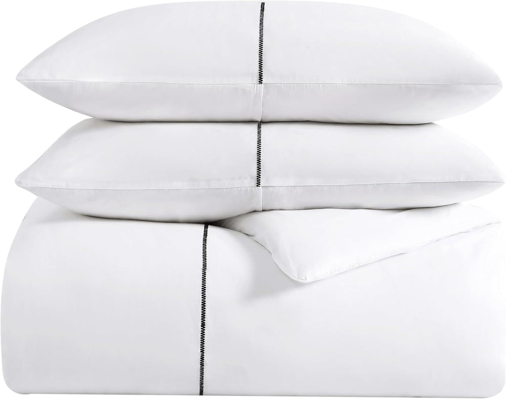 Vera Wang Reversible Cotton Bedding Set Matching Shams Designer Home King New