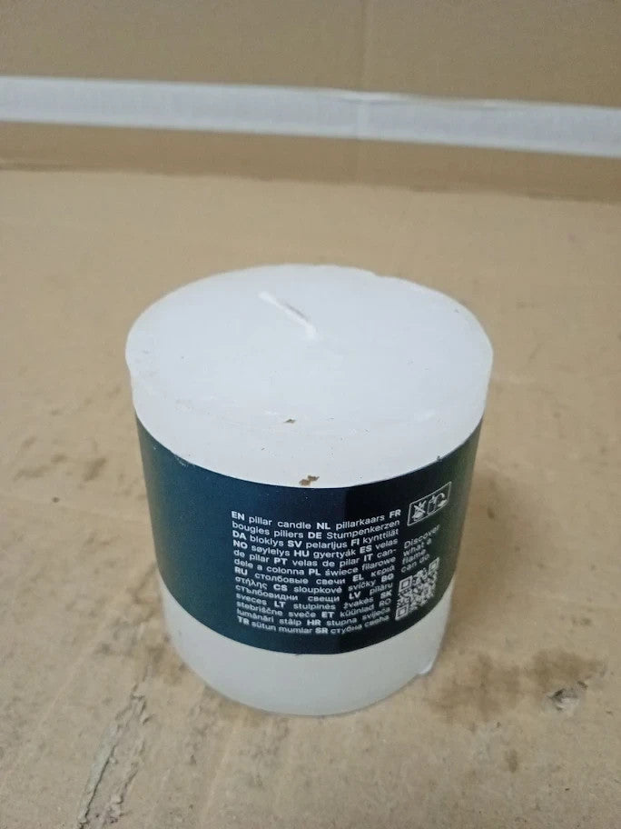 Spaas Rustic Pillar Candle 70/70mm Self Extinguishing Wick White