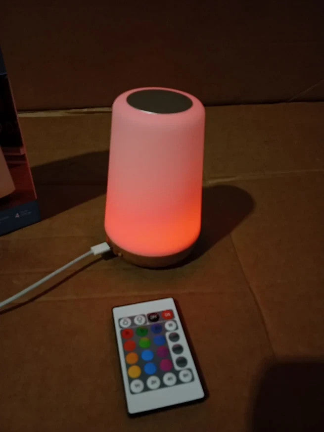 UPXNBOR LED Night Light Touch Lamp Remote RGB Colours USB Rechargeable New