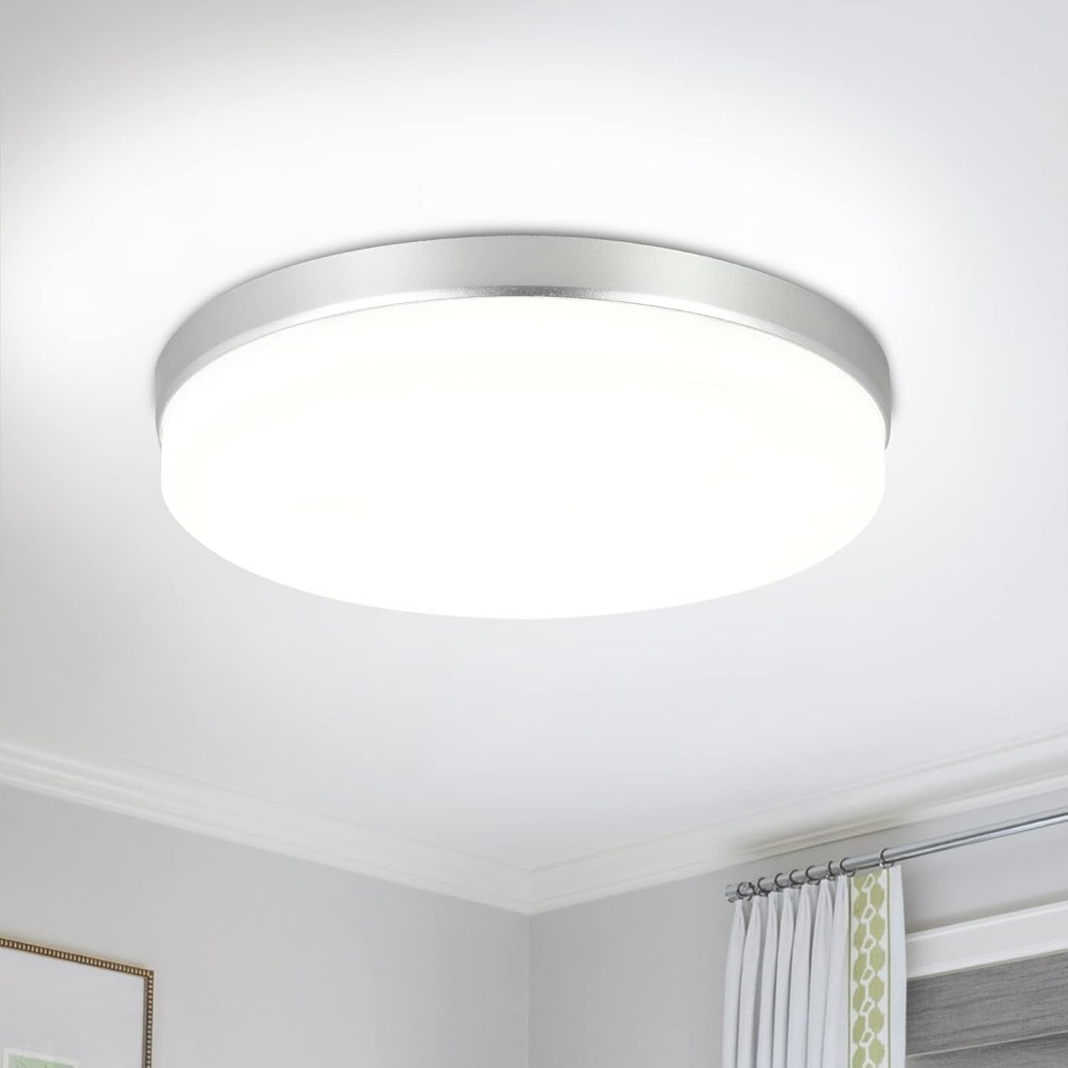 Ashuaqi LED Ceiling Light 36W 4000K Natural White Ceiling 9.06in 3240LM New