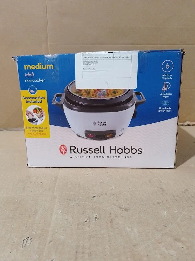Russell Hobbs Electric Rice Cooker 1.2kg Removable Nin Stick Bowl