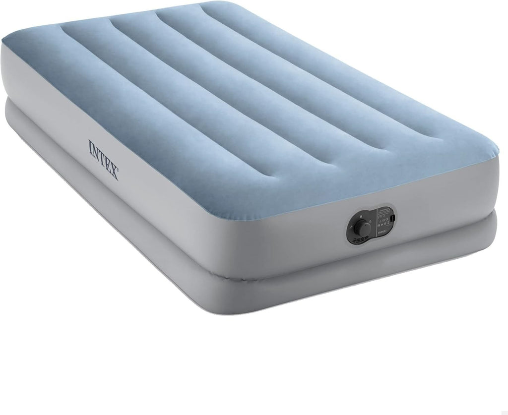 Intex Twin Dura Beam Comfort 64157 Air Bed Fastfill Pump Inflated 99x191x36cm