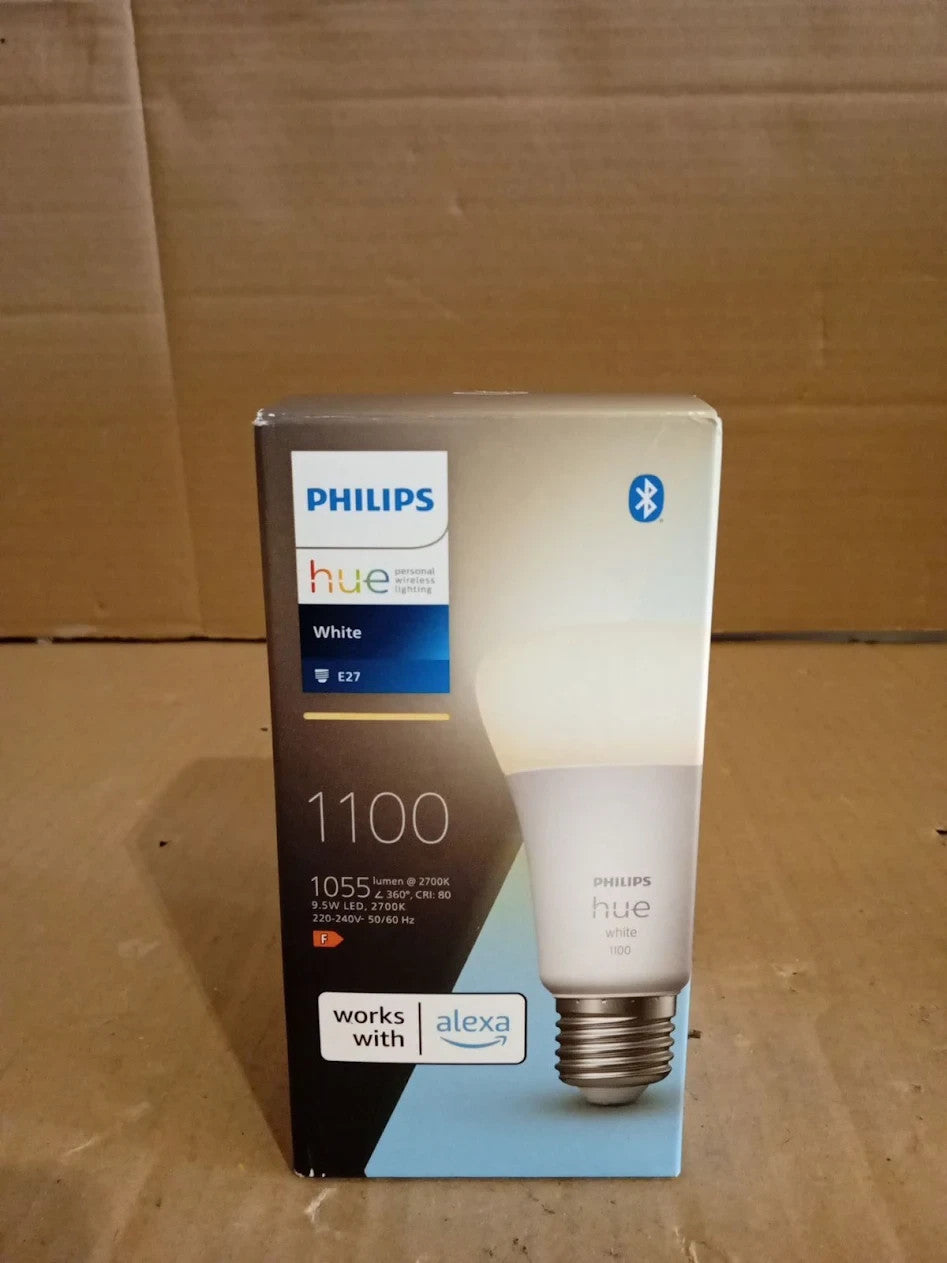 Philips Hue E27 Lamp 1 Pack 1x1055 Lm 11W Warm White Light Dimmable New