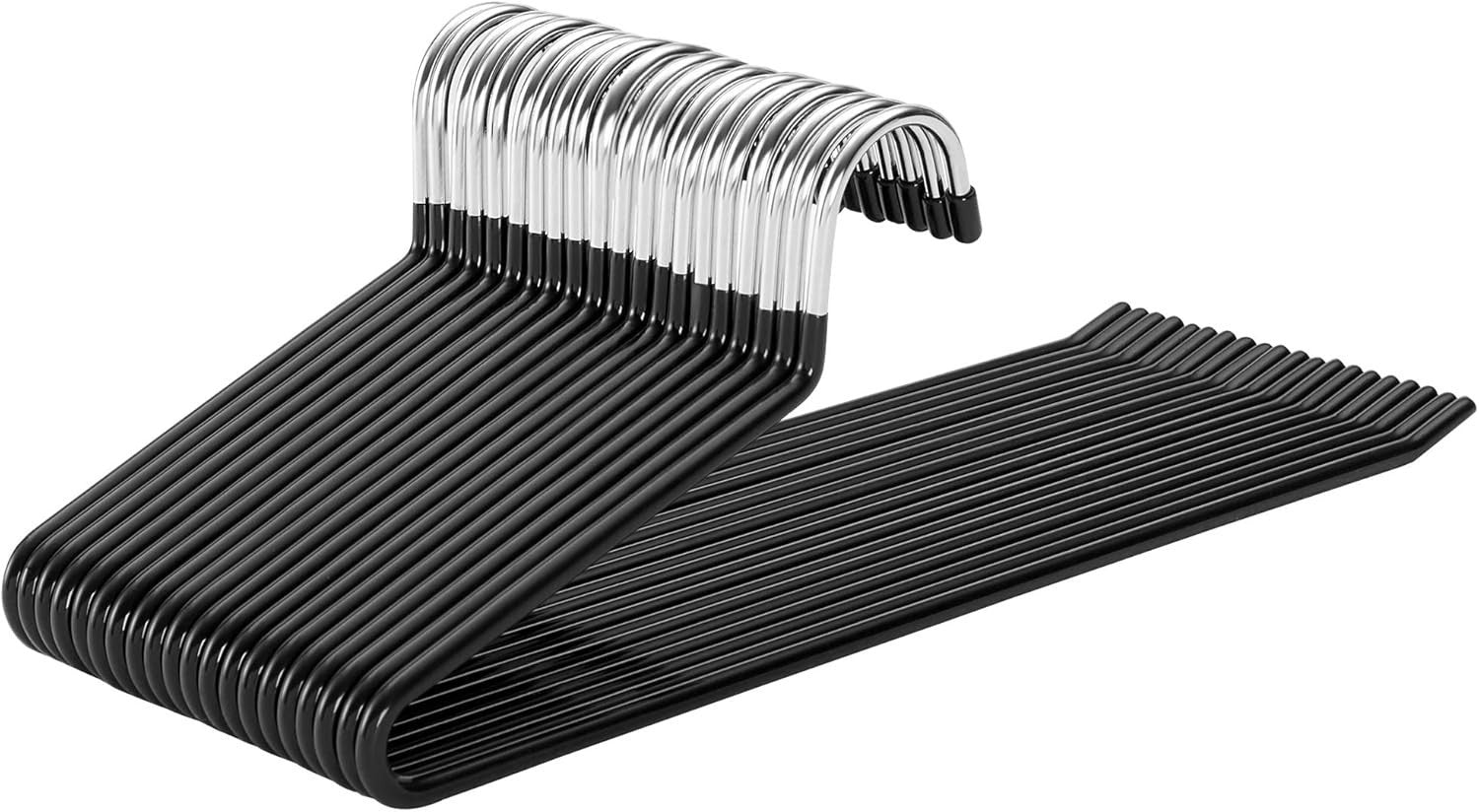 Songmics Trouser 38x13cm Slack Hangers Set 20 Strong Metal Diameter 5mm New