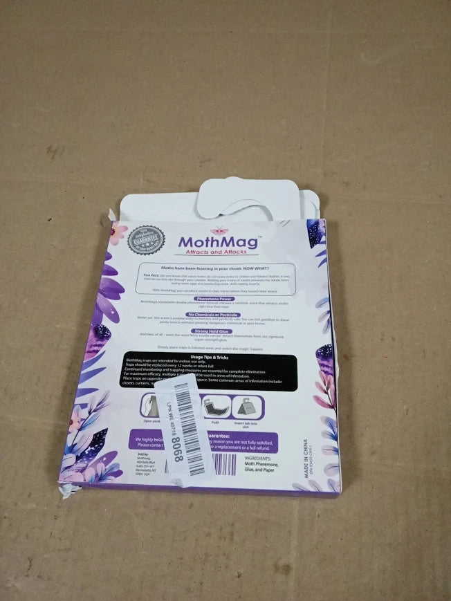 MothMag Moth Traps Clothes Closets Fabrics Carpets Closet Clothing Moth New