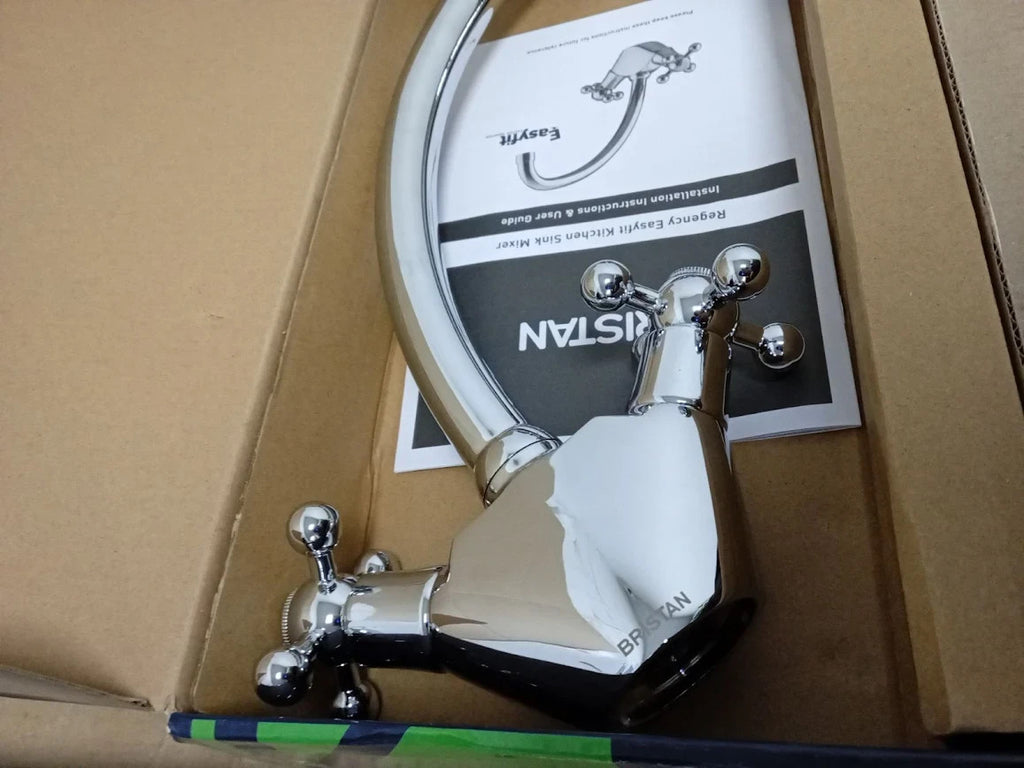 Bristan RG SNK EF C Regency Easyfit Kitchen Sink Mixer Tap Swivel Spout New