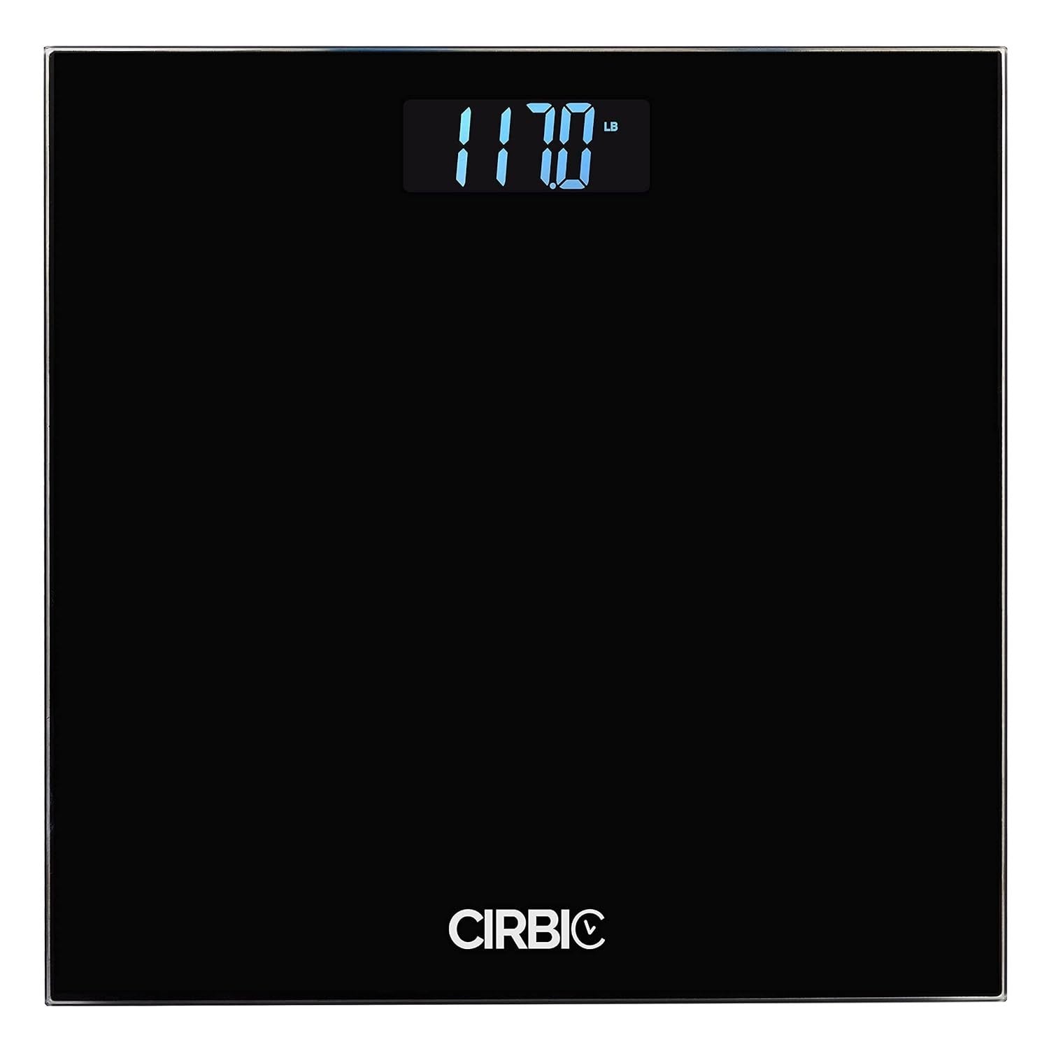 Talking Scales Big Numbers Voice Announcement Weight Black 11x11in New