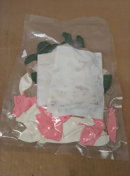 Kit Arche Rose Vert Sage 150pcs Pink White Gold Green Ballons 32x22x2cm New
