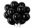 Qifu Black Balloons 100 Pack Party Latex 12in Matte Birthday Decorations New