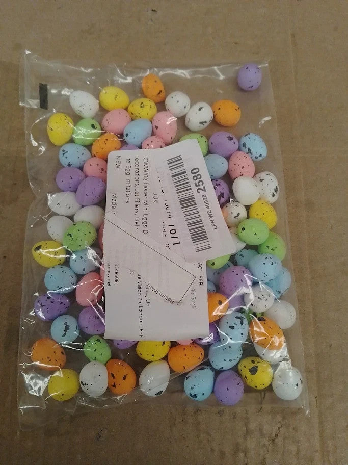 100pcs Easter Mini Eggs Decoration Artificial Bird Eggs Themed Party Fillers New