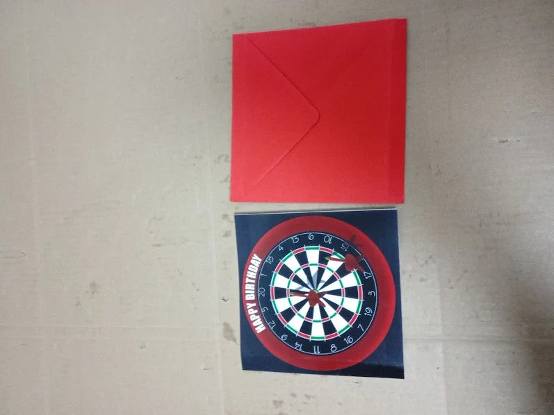 Fun 70th Birthday Cards Men Woman Dart Board Happy Birthday Card Dad New
