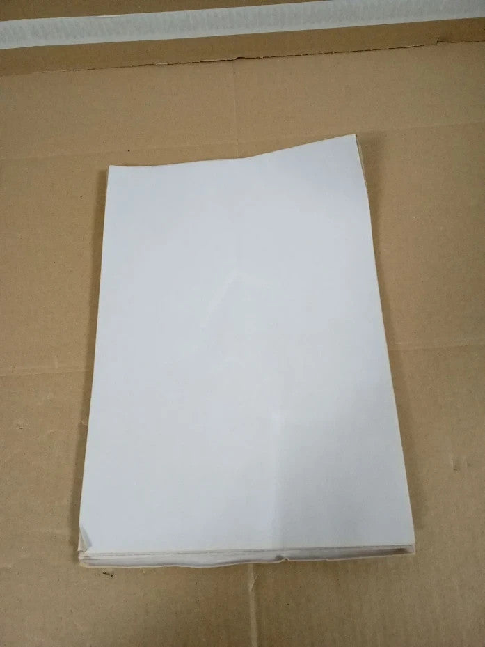 JMOOT Self Adhesive Felt Sheets A4 White Sticky Back Craft Fabric 12 Pieces