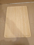 LARHN 2in1 Extra Large Wooden Chopping Board & Serving Tray 44x30x2cm Bamboo