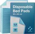 60 Aydmed Incontinence Bed Pads 60x60cm Medium Disposable Pad Bed Sheets New