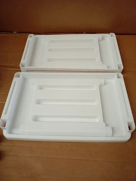 Storage Trolley Rolling Cart Slim Organiser Shelf 3 Tier 24.4x40x65.3cm New