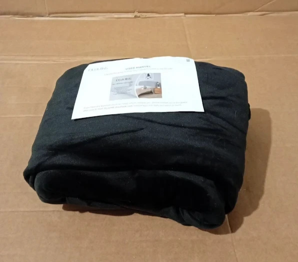 King Bed Headboard Cover Stretch Velvet Slipcover Black Dustproof Protector New