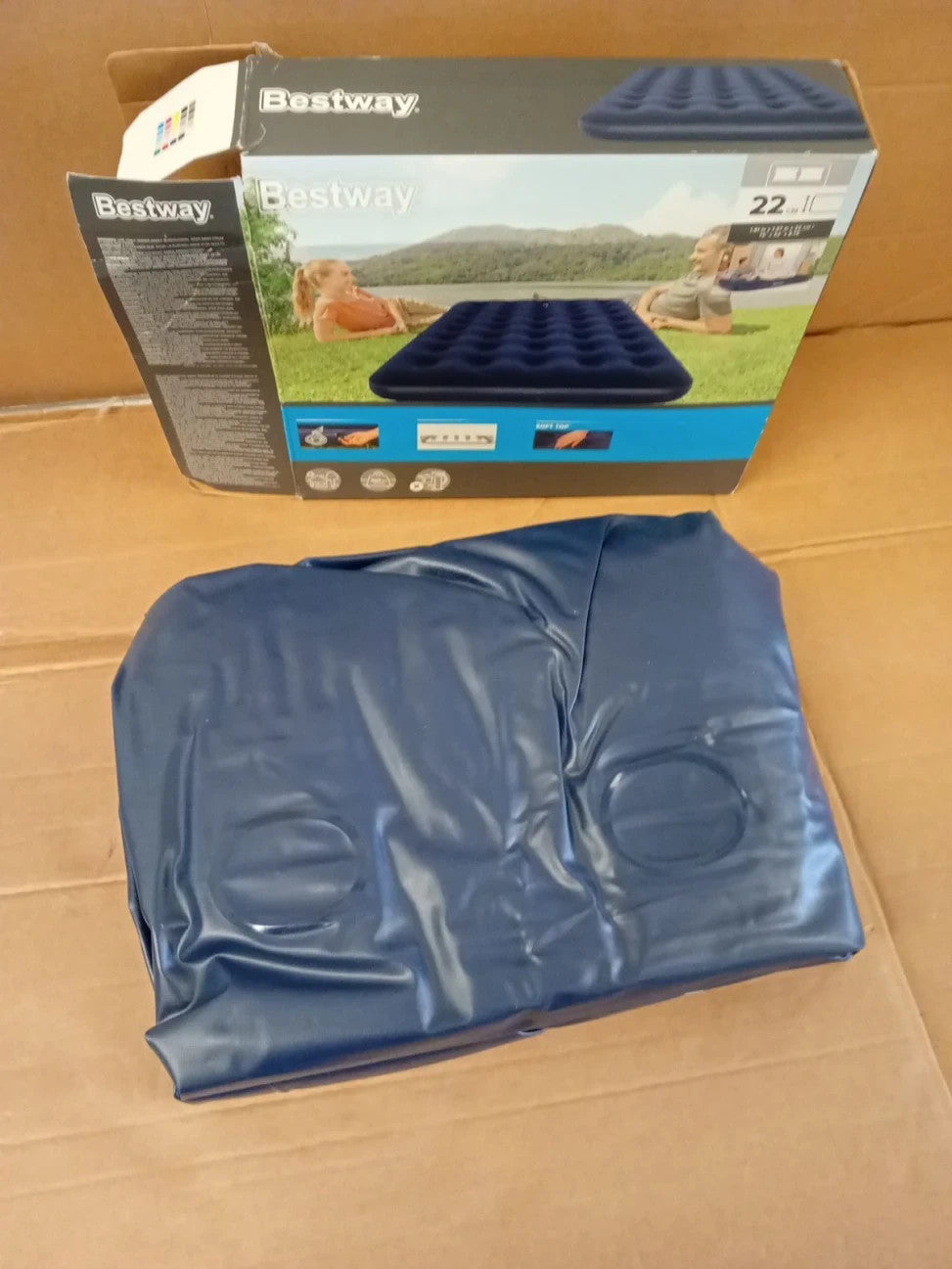 Pavillo Bestway Air Mattress Full Size Inflatable Indoor Outdoor 191x76x22cm New