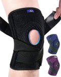 ABYON Knee Support Men Women Adjustable Non Slip Stabilizers Black S/M New