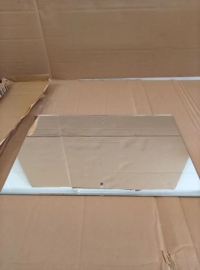Argos Home Silver Drilled Bathroom Wall Mounted Mirror 45x30cm New
