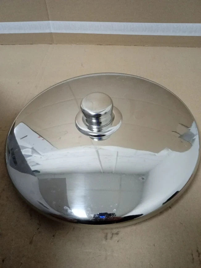 MasterClass Stock Pot Lid 11L Induction Safe Stainless Steel Silver