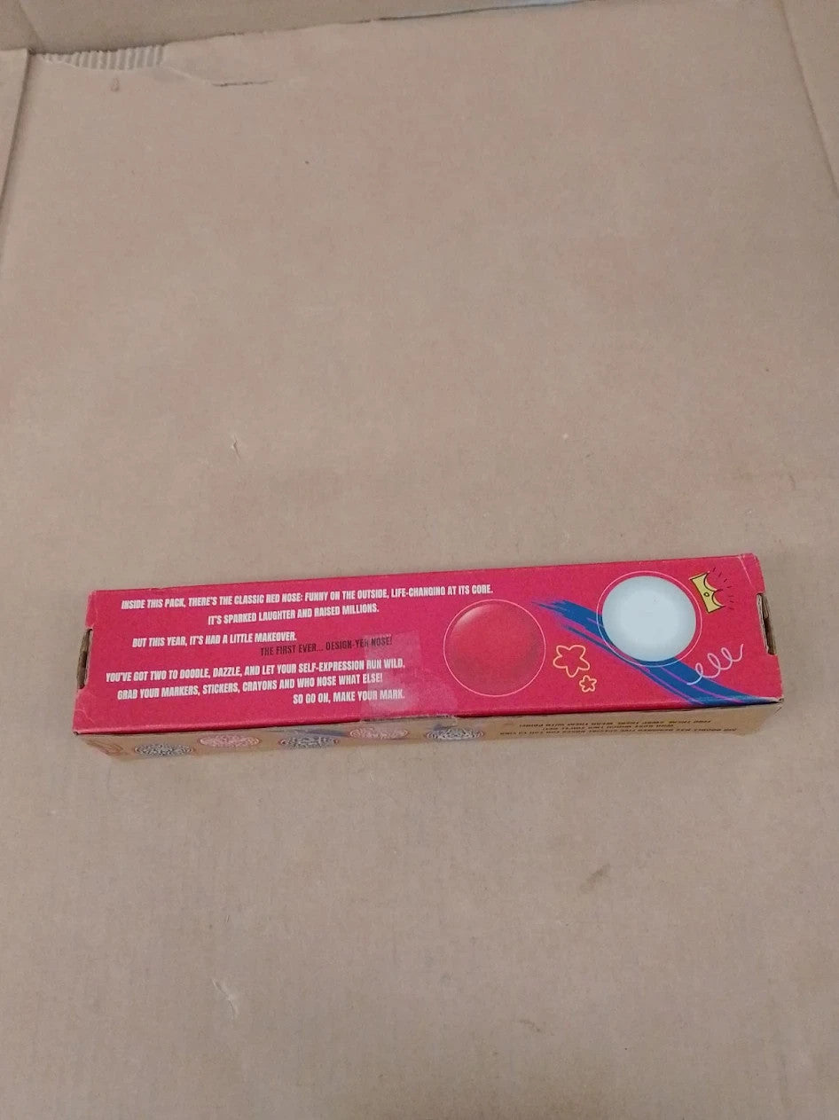 Official 2026 Red Nose Collector Featuring Mr Doodle On Behalf Of Comic Relief