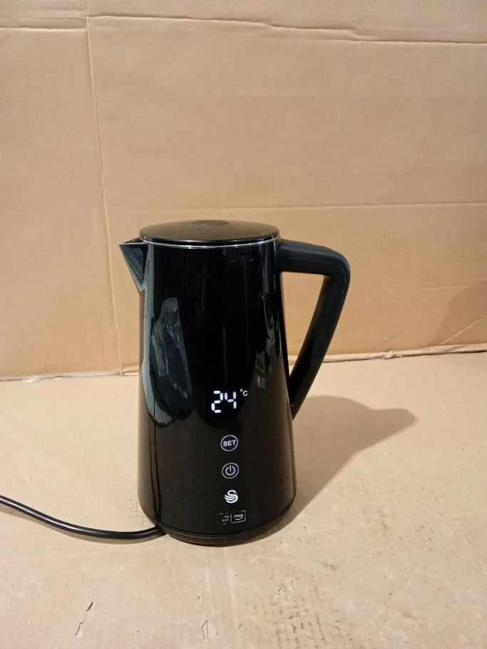 Swan Alexa Smart Kettle 1.5L Voice Controlled LED Touch Panel 6 SK14650BLKN