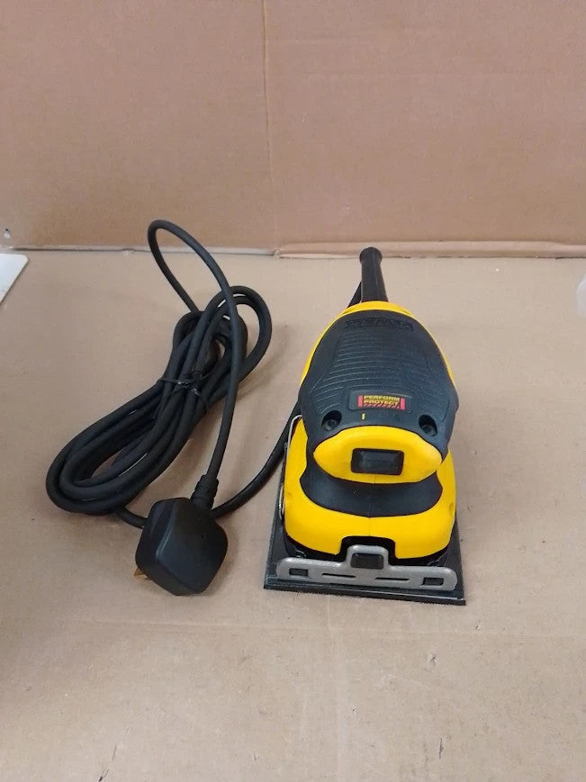 Dewalt DWE6411GB 240V 1/4 Sheet Orbital Sander Yellow Black 19Lx29x16cm