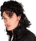 Boland Michael J. Popstar Black Curly Wig 80s Fancy Dress Costume Adult One Size