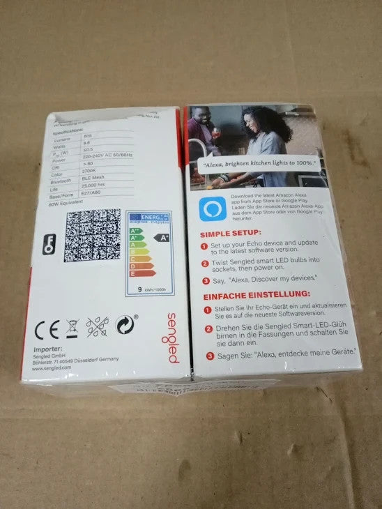 Sengled Smart Alexa Light Bulb E27 Dimmable LED Bulb Multicolor 8.8W New