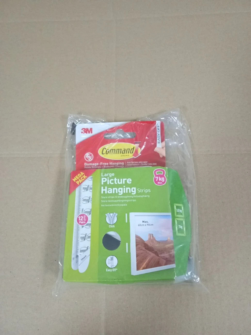 Command Picture & Frame Hanging Strips Value Pack Large White Wall Damage Free