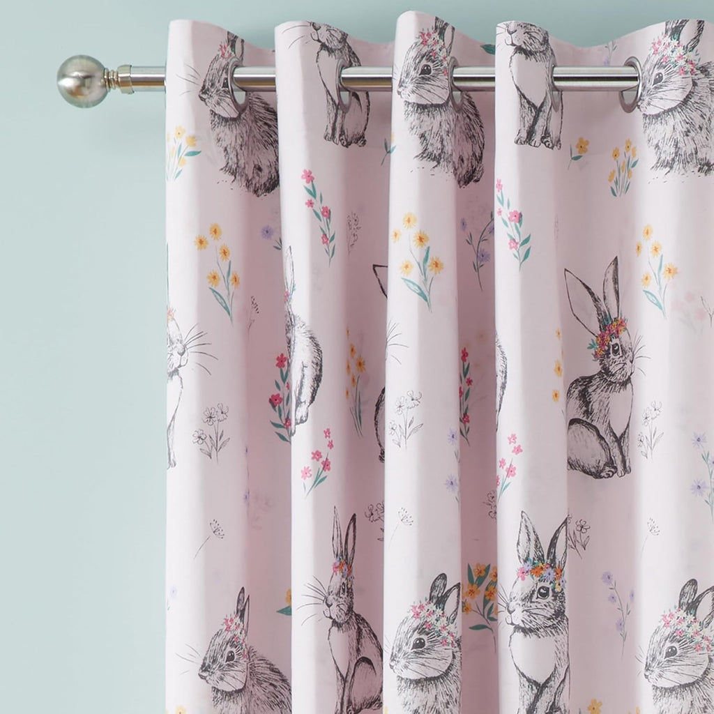 Catherine Lansfield Bunny Tails Ditsy Flowers Fully Reversible 66x72in New